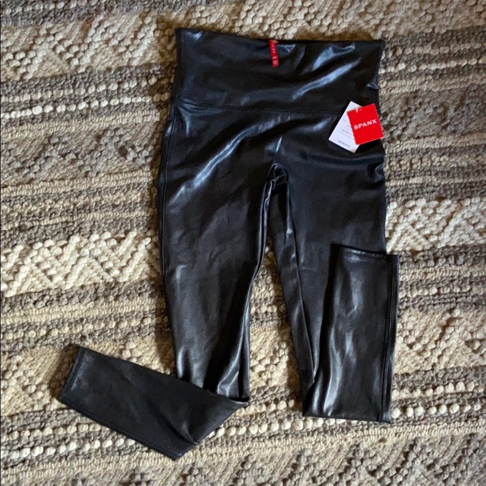 Spanx Faux Leather Leggings
